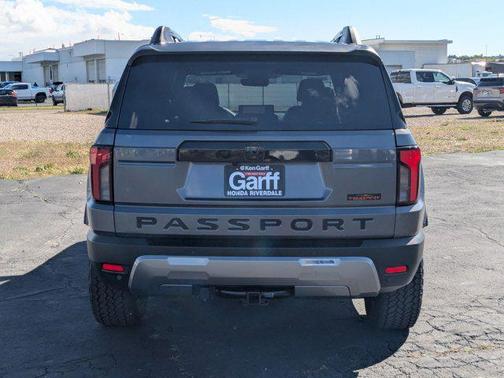 Modern Steel Metallic 2026 Honda Passport AWD TrailSport Elite Blackout