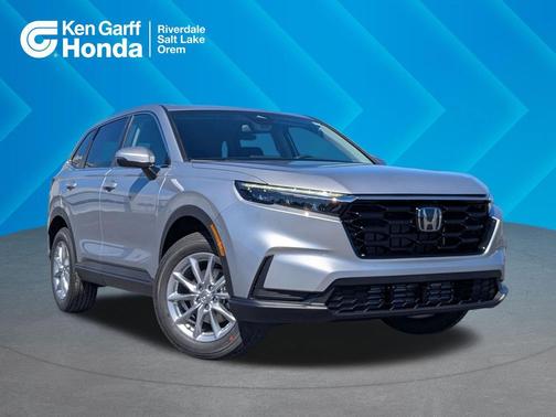 Solar Silver Metallic 2026 Honda CR-V EX AWD
