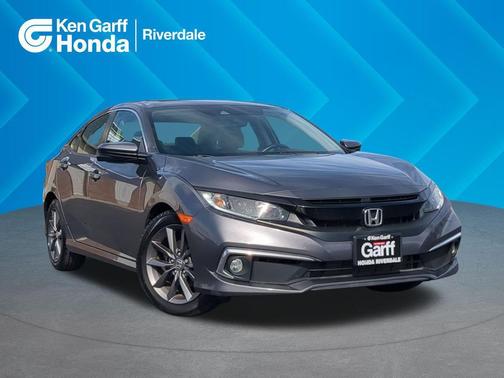 Modern Steel Metallic 2020 Honda Civic EX-L