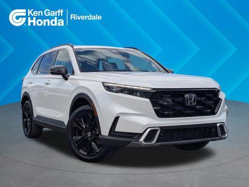 Platinum White Pearl 2024 Honda CR-V Hybrid Sport Touring AWD