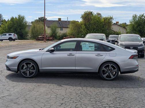 Solar Silver Metallic 2026 Honda Accord Hybrid Sport