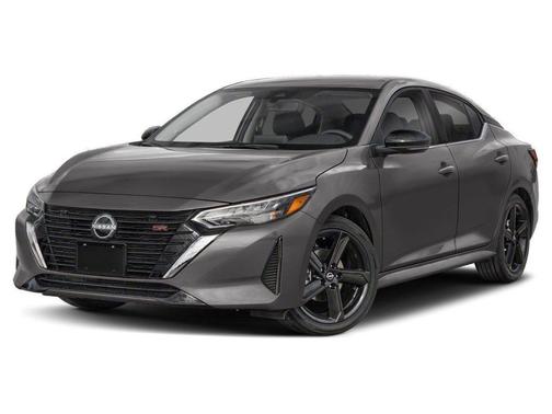 Atlantic Gray Metallic/Super Black 2024 Nissan Sentra SR