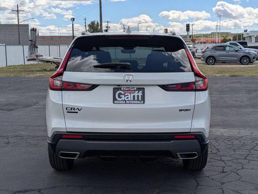 Platinum White Pearl 2026 Honda CR-V Hybrid Sport-L AWD