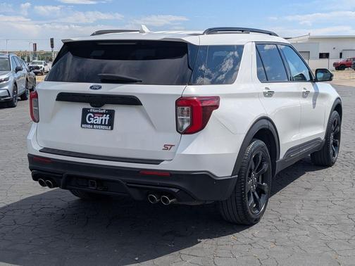 Star White Metallic Tri-Coat 2020 Ford Explorer ST