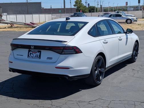 Platinum White Pearl 2026 Honda Accord Hybrid Sport-L