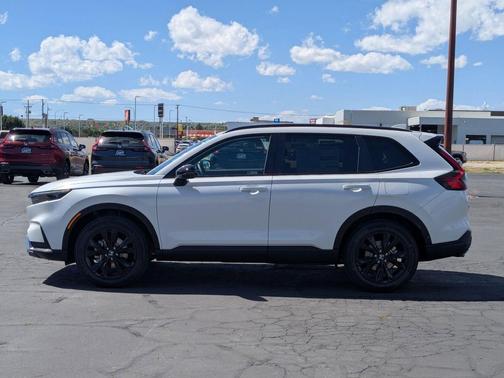 Platinum White 2026 Honda CR-V Hybrid Sport Touring AWD