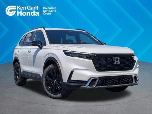 Platinum White 2026 Honda CR-V Hybrid Sport Touring AWD