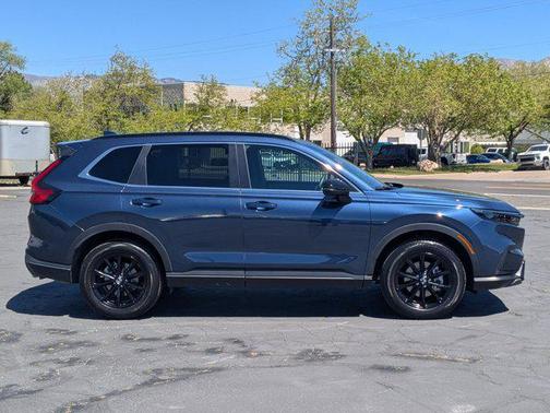 Blue 2025 Honda CR-V Hybrid Sport AWD