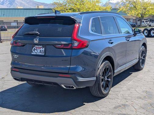 Blue 2025 Honda CR-V Hybrid Sport AWD