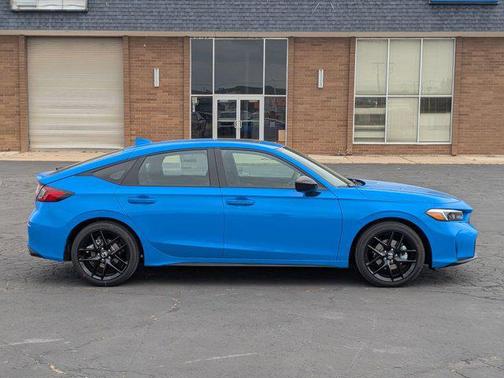 Boost Blue Pearl 2026 Honda Civic Hybrid Sport