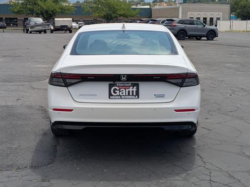 Platinum White Pearl 2026 Honda Accord Hybrid Touring