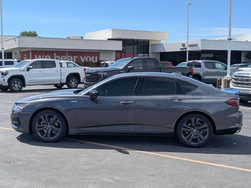 Modern Steel Metallic 2023 Acura TLX A-Spec