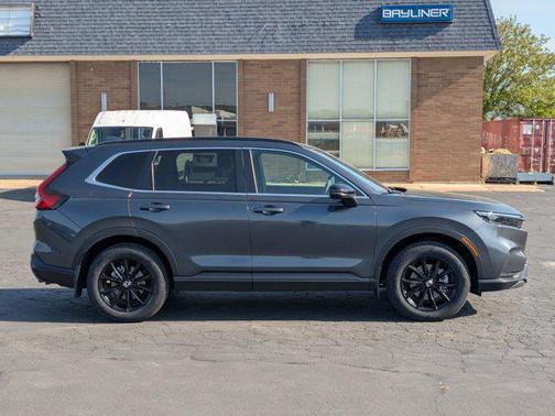 Gray 2024 Honda CR-V Hybrid Sport AWD