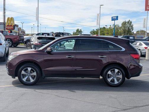 Dark Cherry Pearl 2016 Acura MDX 3.5L AcuraWatch Plus Package