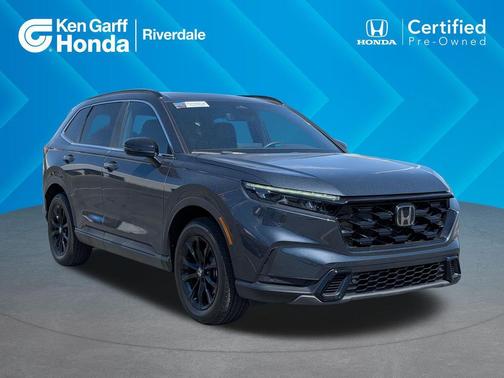 Gray 2025 Honda CR-V Hybrid Sport AWD