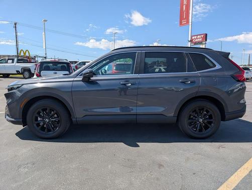 Gray 2025 Honda CR-V Hybrid Sport AWD