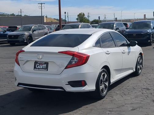 Platinum White Pearl 2019 Honda Civic LX