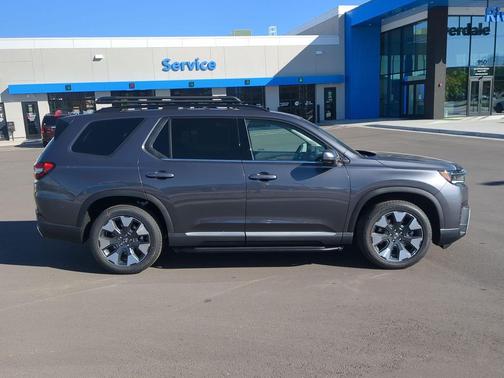 Modern Steel Metallic 2026 Honda Pilot Elite