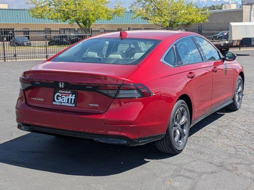 Radiant Red Metallic 2026 Honda Accord Hybrid EX-L