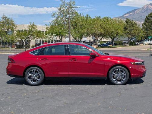 Radiant Red Metallic 2026 Honda Accord Hybrid EX-L