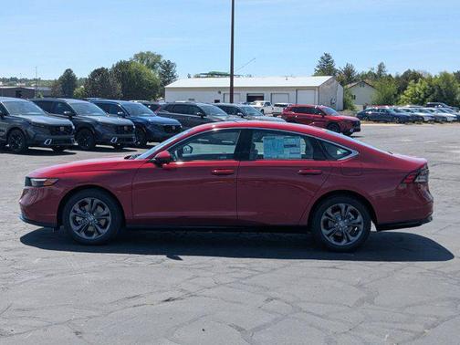Radiant Red Metallic 2026 Honda Accord Hybrid EX-L