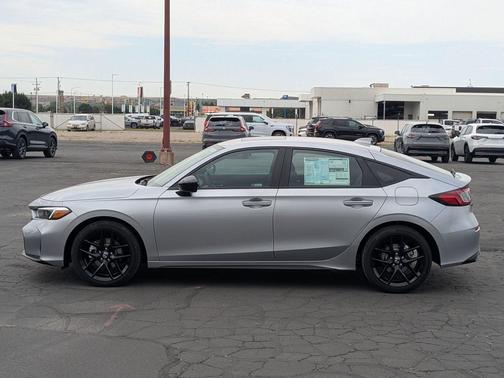 Solar Silver Metallic 2026 Honda Civic Hybrid Sport