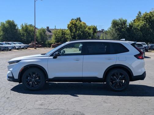 Platinum White Pearl 2026 Honda CR-V Hybrid Sport Touring AWD