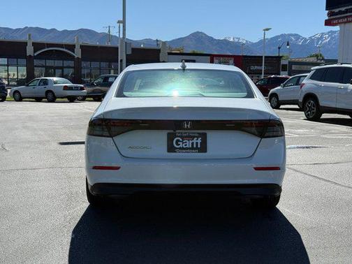 Platinum White 2026 Honda Accord LX 1.5T
