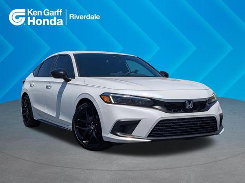 Platinum White Pearl 2024 Honda Civic Sport