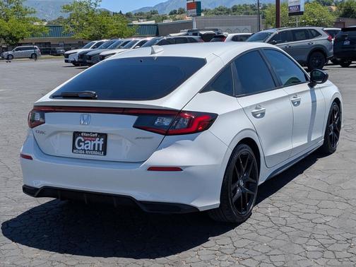 Platinum White Pearl 2024 Honda Civic Sport