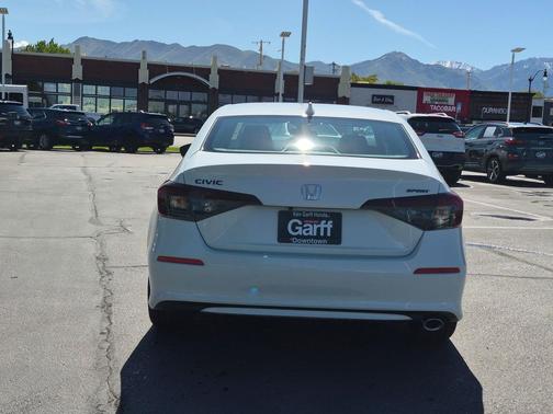 Platinum White 2026 Honda Civic Sport
