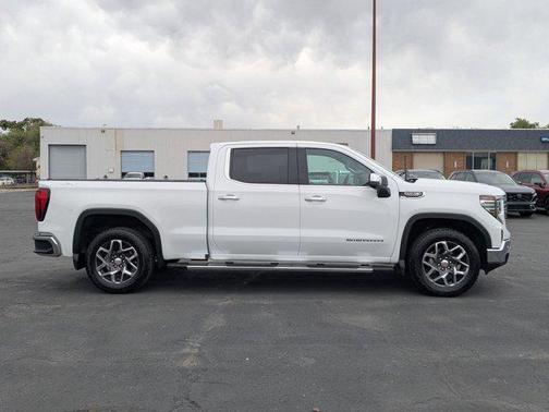 Summit White 2025 GMC Sierra 1500 SLT