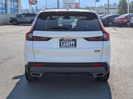 Platinum White Pearl 2024 Honda CR-V Hybrid Sport Touring AWD