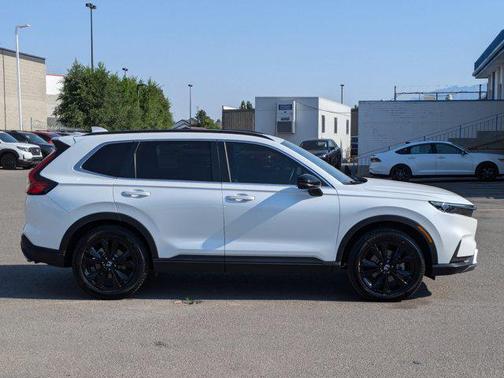Platinum White Pearl 2024 Honda CR-V Hybrid Sport Touring AWD