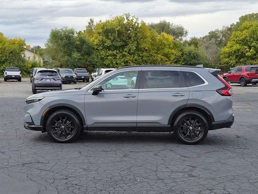 Gray 2024 Honda CR-V Hybrid Sport AWD