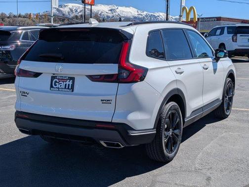 Platinum White 2026 Honda CR-V Hybrid Sport Touring AWD