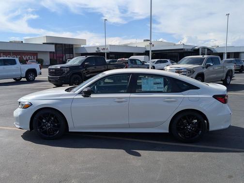 Platinum White Pearl 2026 Honda Civic Sport