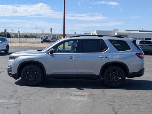 Solar Silver Metallic 2026 Honda Pilot Black Edition