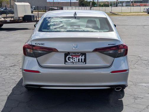 Solar Silver Metallic 2026 Honda Civic Sport