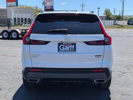 Platinum White Pearl 2024 Honda CR-V Hybrid Sport Touring AWD