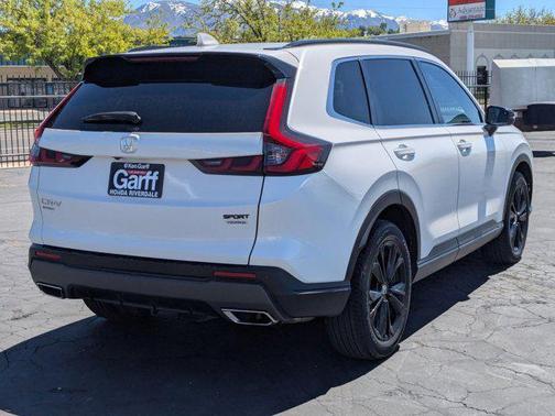 Platinum White Pearl 2024 Honda CR-V Hybrid Sport Touring AWD