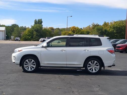 Blizzard Pearl 2012 Toyota Highlander Hybrid Limited