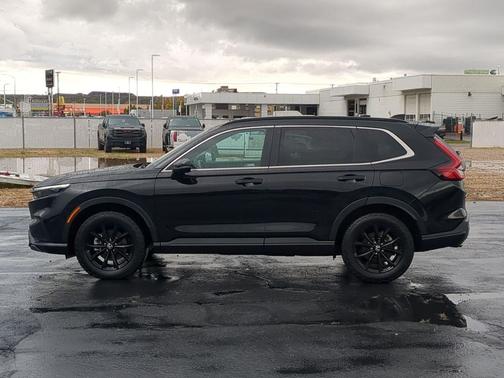 Crystal Black Pearl 2024 Honda CR-V Hybrid Sport AWD