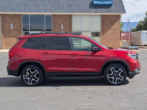 Radiant Red Metallic II 2023 Honda Passport AWD Elite