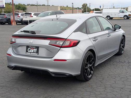 Solar Silver Metallic 2025 Honda Civic Sport