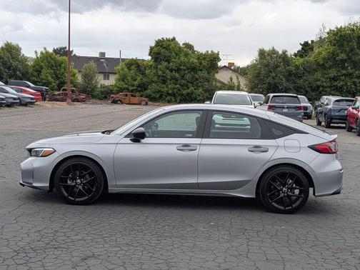 Solar Silver Metallic 2025 Honda Civic Sport