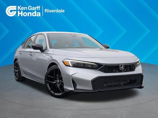 Solar Silver Metallic 2025 Honda Civic Sport