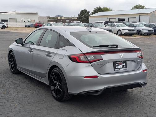 Solar Silver Metallic 2025 Honda Civic Sport
