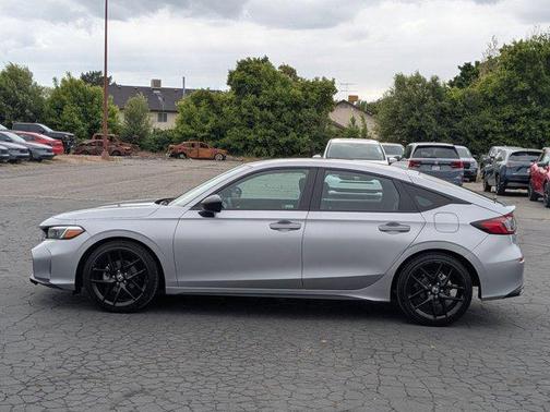 Solar Silver Metallic 2025 Honda Civic Sport