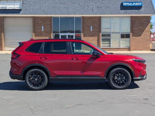 Radiant Red Metallic 2026 Honda CR-V Hybrid Sport-L AWD
